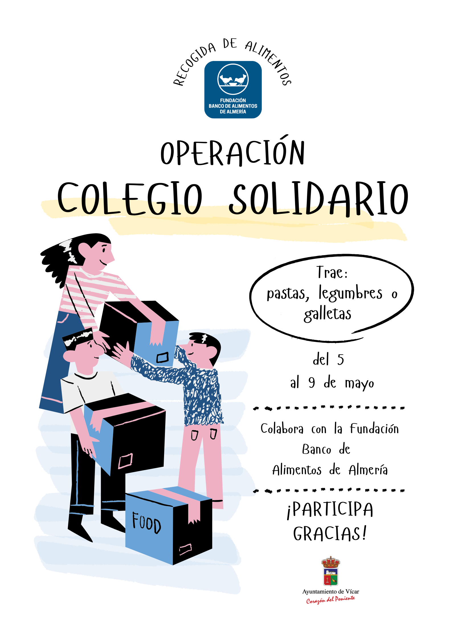 RECOGIDA DE ALIMENTOS OPERACIÓN COLEGIO SOLIDARIO